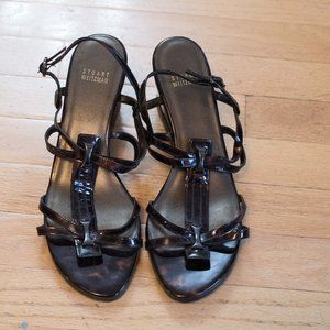 Stuart Weitzman Wedge Sandals, Size 10, Very Good Condition